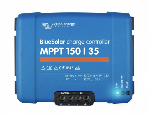 Picture of VICTRON 35A 12,24,36,48V BLUESOLAR CHARGE CONTROLLER MPPT 150/35 (SCC020035000)